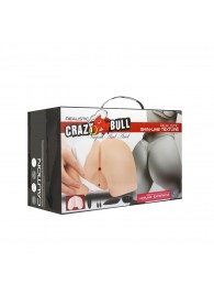Вагина и попка с вибрацией CRAZY BULL - Baile - в Вологде купить с доставкой