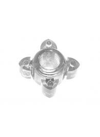 Прозрачное эрекционное кольцо Rings Screw - Lola Games - в Вологде купить с доставкой