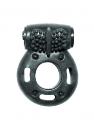 Черное эрекционное кольцо с вибрацией Rings Axle-pin - Lola Games - в Вологде купить с доставкой