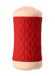 Двухсторонний мастурбатор JOS  NADIN в красном цилиндре - JOS - в Вологде купить с доставкой