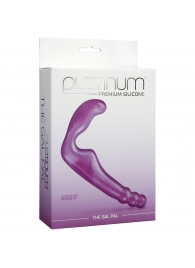 Безремневой фиолетовый страпон из силикона The Gal Pal - 17 см. - Doc Johnson - купить с доставкой в Вологде