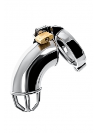 Серебристый мужской пояс верности TOYFA Metal - ToyFa - купить с доставкой в Вологде