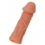 Телесная реалистичная насадка KOKOS Extreme Sleeve 05 с дополнительной стимуляцией - 12,7 см. - KOKOS - в Вологде купить с доставкой