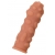 Телесная реалистичная насадка KOKOS Extreme Sleeve 11 с дополнительной стимуляцией - 12,7 см. - KOKOS - в Вологде купить с доставкой