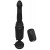 Черный вибромассажер с функцией поступательных движений Ass Thruster - Pipedream - купить с доставкой в Вологде