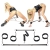 Комплект наручников и наножников с распорками Spread  em Bar and Cuff Set - Pipedream - купить с доставкой в Вологде