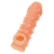 Телесная закрытая насадка с пупырышками Cock Sleeve Size L - 17,6 см. - KOKOS - в Вологде купить с доставкой