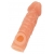 Телесная закрытая насадка с шершавой головкой Cock Sleeve Size L - 17,6 см. - KOKOS - в Вологде купить с доставкой