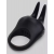 Черное эрекционное виброкольцо Sensation Rechargeable Vibrating Rabbit Love Ring - Fifty Shades of Grey - в Вологде купить с доставкой
