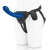 Синяя насадка Remote Control P-Spot G-Spot с черными трусиками - 20 см. - Pegasus - купить с доставкой в Вологде