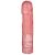 Розовая фаллическая насадка Vac-U-Lock 8  Crystal Jellies Dong - 20,3 см. - Doc Johnson - купить с доставкой в Вологде