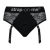 Черные трусики для насадок Diva Lingerie Harness - size S - Strap-on-me - купить с доставкой в Вологде