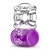 Фиолетовое эрекционное виброкольцо Pleaser Rechargeable C-Ring - Blush Novelties - в Вологде купить с доставкой