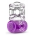 Фиолетовое эрекционное виброкольцо One Night Stand Vibrating C-Ring - Blush Novelties - в Вологде купить с доставкой