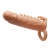 Телесная удлиняющая насадка Penis Sleeve Emmitt - 17 см. - Baile - в Вологде купить с доставкой