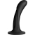 Черная изогнутая насадка Vac-U-Lock G-Spot - 16,5 см. - Doc Johnson - купить с доставкой в Вологде