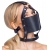 Черный намордник с кляпом-шаром Head Harness With A Gag - Orion - купить с доставкой в Вологде
