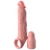 Телесная насадка-удлинитель 2 Inch Silicone X-tension with Strap - 20,3 см. - Pipedream - в Вологде купить с доставкой