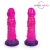 Розовый рельефный фантазийный фаллоимитатор - 20 см. - Bior toys - купить с доставкой в Вологде