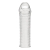 Текстурированная насадка на пенис Clear Textured Penis Enhancing Sleeve Extension - 16,5 см. - BlueLine - в Вологде купить с доставкой