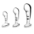 Набор из 3 стальных стимуляторов простаты Stainless Steel P-spot Training Set - b-Vibe - в Вологде купить с доставкой