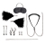 Большой эротический набор из 12 предметов Interchangeable Collar   Nipple Clips Set - Lux Fetish - купить с доставкой в Вологде