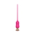 Розовый тонкий стимулятор Nipple Vibrator - 23 см. - I-MOON - купить с доставкой в Вологде