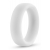 Белое люминесцентное эрекционное кольцо Silicone Glo Cock Ring - Blush Novelties - в Вологде купить с доставкой