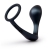 Черное эрекционное кольцо со стимулятором простаты Ringer Cock Ring   Plug - b-Vibe - в Вологде купить с доставкой