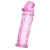 Розовая насадка фаллической формы - 12,5 см. - A-toys - в Вологде купить с доставкой
