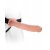 Фаллопротез телесного цвета Hollow Strap-On - 29 см. - Pipedream - купить с доставкой в Вологде