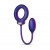 Фиолетовое эрекционное виброкольцо с анальным шариком Eclipse - ONE DC B.V. - в Вологде купить с доставкой