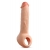 Телесная насадка-удлинитель Thrive 8.75 Inch Realistic Penis Extender Sleeve - 22,2 см. - Blush Novelties - в Вологде купить с доставкой
