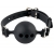 Силиконовый кляп-шар с отверстиями для дыхания Silicone Breathable Ball Gag Small - Pipedream - купить с доставкой в Вологде