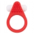 Красное эрекционное кольцо LIT-UP SILICONE STIMU RING 1 RED - Dream Toys - в Вологде купить с доставкой