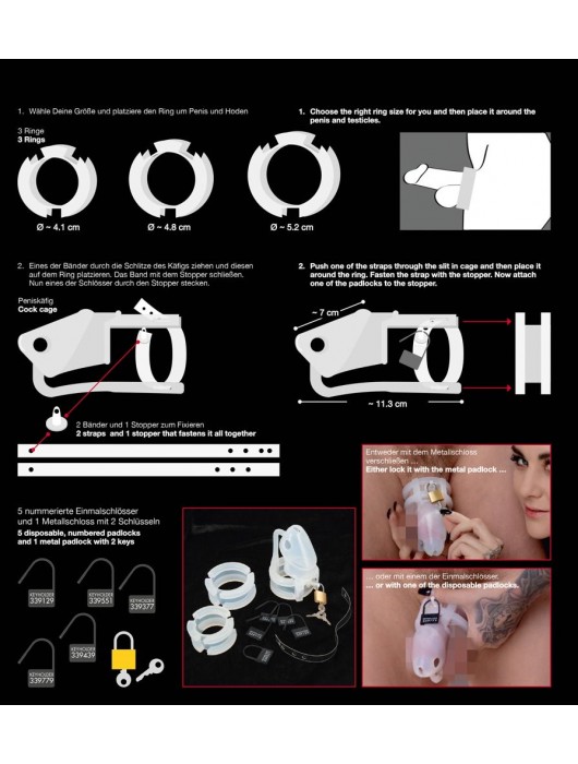 Набор для мужского пояса верности Cock Cage Set - Orion - купить с доставкой в Вологде