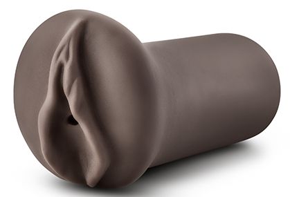 Коричневый мастубратор-вагина Nicole s Kitty - Blush Novelties - в Вологде купить с доставкой