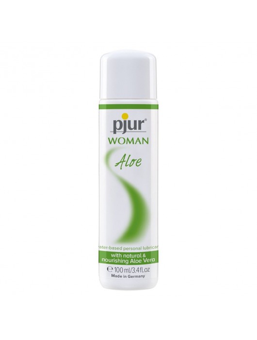 Лубрикант на водной основе pjur WOMAN Aloe - 100 мл. - Pjur - купить с доставкой в Вологде