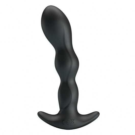 Черный анальный стимулятор простаты с вибрацией Special Anal Massager - 14,5 см. - Baile - в Вологде купить с доставкой