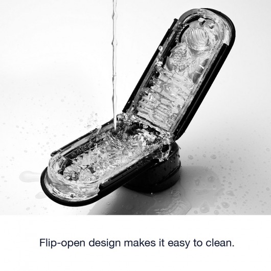 Черный мастурбатор Flip Zero - Tenga - в Вологде купить с доставкой
