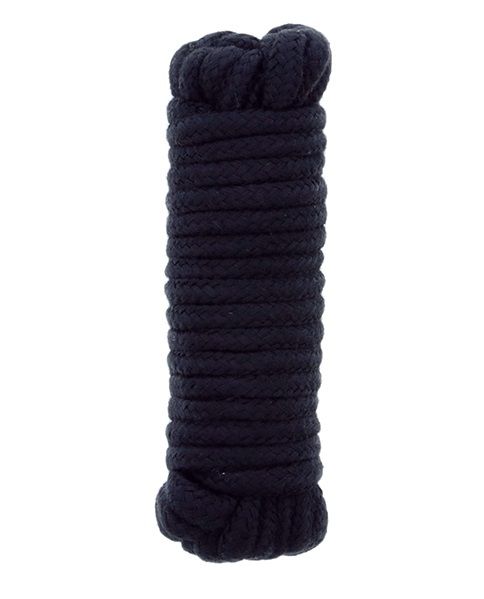Чёрная веревка для связывания BONDX LOVE ROPE - 5 м. - Dream Toys - купить с доставкой в Вологде