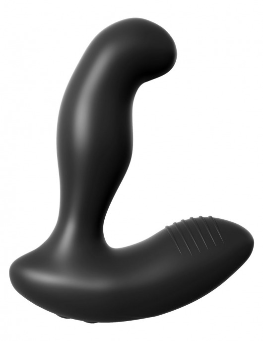 Черный массажер простаты Electro Stim Prostate Vibe с электростимуляцией - 13,3 см. - Pipedream - купить с доставкой в Вологде