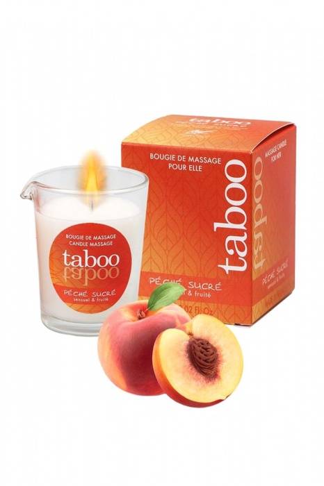 Массажное аромамасло с афродизиаками для женщин RUF Taboo Peche sucre - 60 гр. - RUF - купить с доставкой в Вологде
