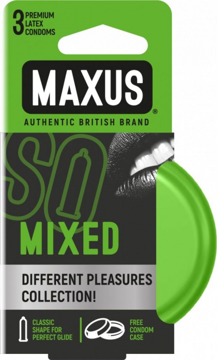 Презервативы в железном кейсе MAXUS Mixed - 3 шт. - Maxus - купить с доставкой в Вологде