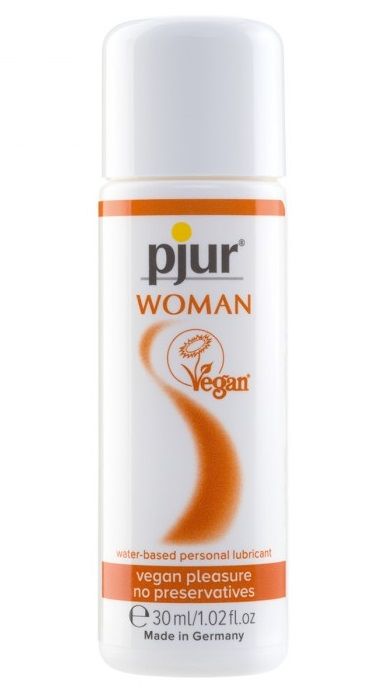 Лубрикант pjur WOMAN Vegan на водной основе - 30 мл. - Pjur - купить с доставкой в Вологде