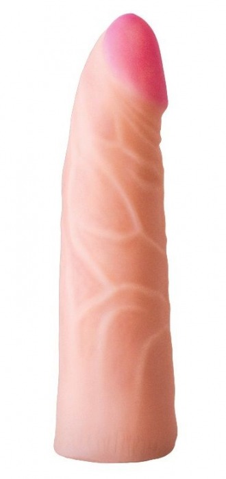 Фаллическая насадка на трусики харнесс - 17,5 см. - LOVETOY (А-Полимер) - купить с доставкой в Вологде