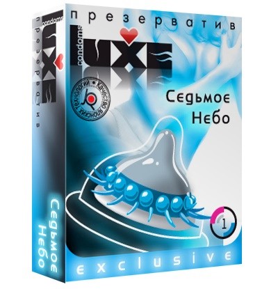Презерватив LUXE  Exclusive  Седьмое небо  - 1 шт. - Luxe - купить с доставкой в Вологде