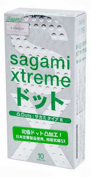 Презервативы Sagami Xtreme Type-E с точками - 10 шт. - Sagami - купить с доставкой в Вологде