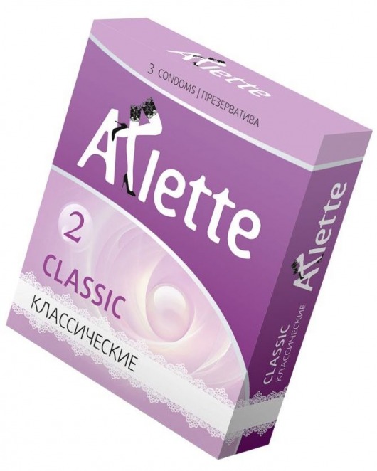 Классические презервативы Arlette Classic - 3 шт. - Arlette - купить с доставкой в Вологде