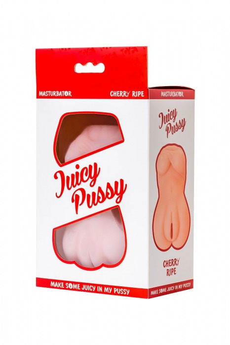 Телесный мастурбатор Juicy Pussy Cherry Ripe - ToyFa - в Вологде купить с доставкой